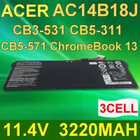 在飛比找Yahoo奇摩拍賣-7-11運費0元優惠優惠-ACER 3芯 AC14B18J 日系電芯 電池 Chrom