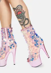 [Pleaser] Celebration Time Platform Ankle Boots