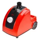 Portable Fabric Steamer for Garments Handheld Wrinkle Remover Home Use Red