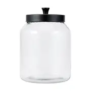 3.2L Glass Jar with Black Metal Lid