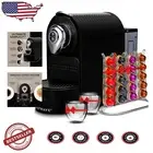 Barista-Style Espresso Machine - Fully Automatic, Nespresso Compatible, Black