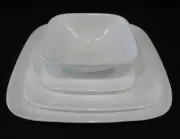 ❤️ NEW 16-pc CORELLE Square CHERISH DINNERWARE SET w/6.5" Appetizer Bread Plates