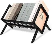 TEHAUX Vinyl Record Storage Rack Display Bookshelf Organizer for Vinyl Records Compact Record Holder for Albums Stylish Home Decor