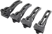 Rear Clamp, 4Pcs Universal Replacement Parts for Hard Folding or Soft Folding Tonneau Cover, Easy to Install Folding Tonneau Cover, Hard Tri-Fold Tonneau Cover Replacement for