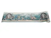 Forest Animal Wallpaper Border Vintage Woodland Creatures Raccoons Chipmunk 5yds