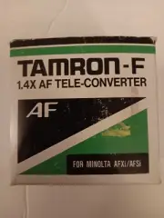 Tamron-F 1.4x AF Tele-Converter For Minolta AFXi/AFSi Series Cameras NOS