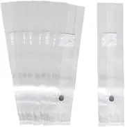 Musrhoom Grow Bags with Injection Port (10 pack) - S/M Fits 2 Quarts of Grain Spawn for Mushroom Cultivation