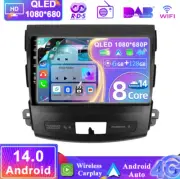 128GBCar Stereo For Mitsubishi Outlander 2005-11 Head Unit Android 14 GPS DAB+4G