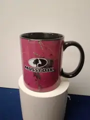 Mossy Oak Pink Tree Bark Coffee Cup Mug Break Up Infinity 12 oz.
