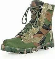 [Yytcsjz] Desert High-Top Military Tactical Boots, Mens Military Boots, Combat Boots, Apply to Combat, Tactical, Military, Hiking Camping, Climbing, Running, Offroad