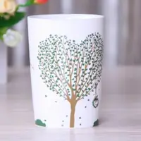 在飛比找ETMall東森購物網優惠-[協貿國際] 陶瓷杯帶蓋咖啡馬克杯 愛心樹