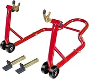 Motorcycle Stand Front and Rear Combo Wheel Lift Stands, 500Lbs Capacity,Swingarm Spool Paddock Stands for Sport Bike,Fit for Yamaha Honda Kawasaki