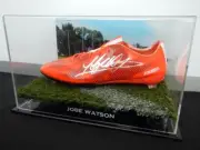 Signed Jobe Watson AFL Adidas Football Boot - Proof COA - Essendon Bombers