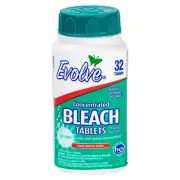 Evolve Ultra Concentrated Bleach Tablets, Linen Breeze Scent, 32 Count