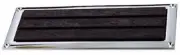 Perko Step Cabinet Back Plates 8-3/8" x 2-1/4" Black 2/Pk 1325DP0CHR
