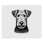 2 x 'Airedale Terrier' Microfibre Lens / Glasses Cleaning Cloths (LC00028631)