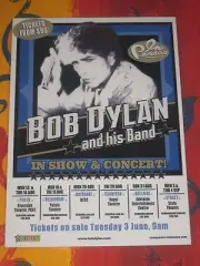 BOB DYLAN - 2014 AUSTRALIAN TOUR - PROMO TOUR POSTER