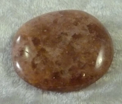 Strawberry Quartz Polished Flat Stone