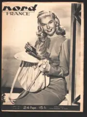 MAG: Nord France 4/30/1948-Doris Day photo cover-French movie magazine-Photos...