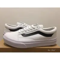 在飛比找蝦皮購物優惠-VANS OLD SKOOL 白底黑線 基本款 復古 V36