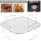 Air Fryer Grill Rack Kitchen Air Fryer Accessories Baking Tray-~