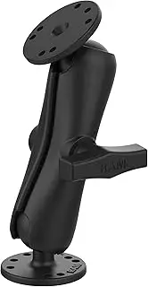 RAM Mounts Double Ball Mount with Two Round Plates, C Size Medium