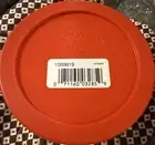 Pyrex Simply Store 2-Cup Single Glass Food Storage Container with Lid, Red