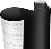 VViViD Black Matte 60 Inch x 1ft Car Wrap Vinyl Roll with Air Release 3MIL-8