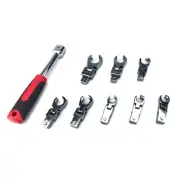Portable Ratchet Wrench Shaking Head Rotatable Removable Flexible Torque Spanner