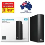 Western Digital WD Elements 22TB 20TB 18TB 14TB 12TB USB 3.0 External Hard Drive