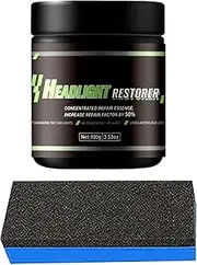 Car Light Cleaner | Car Headlight Restoration Headlight Cleaner and Restorer with Sponge - Head Light Lens Restorer, Car Accessories for Halogen, Xenon And LED Lamps