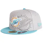 New era 59Fifty Cap - SCREENING NFL Miami Dolphins grey 7 1/2 - (59,6cm)
