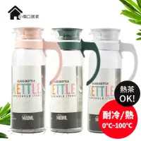 在飛比找momo購物網優惠-玻璃冰箱冷水壺-1400ml(2入組)