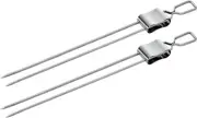 Kuchenprofi Stainless Steel BBQ Double Skewers - Set of 2