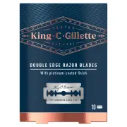 King C. Gillette Double Edge Razor + 10 Razor Blades