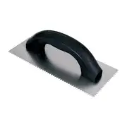 QEP 10115Q V-Notch Wall & Roofing Trowel 3/16 x 5/32 in. with Plastic Handle
