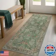 Bavni Runner Rug, Machine Washable Rugs for Bedroom 2x5, Non Slip Boho Rugs w