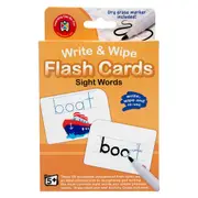Learning Can Be Fun - W&W Flash Cards Sight Words with Marker