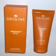 Origins GinZing Daily Moisturizer Sunscreen SPF 30 - Full Size 1.7 oz - New