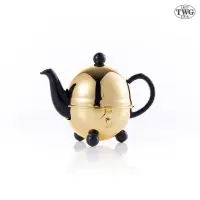 在飛比找momo購物網優惠-【TWG Tea】現代藝術系列茶壺(黑金色/180ml)