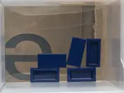 LEGO Parts - Dark Blue Tile 1 x 2 with Groove - No 3069b - QTY 5