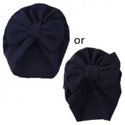 Baby Big Bowknot Hat Soft Comfortable Cotton Elastic Bows Knotted for Head