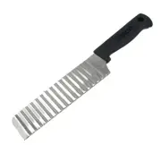 Plastic Handle Stainless Steel Potato Carrot Wavy Crinkle Cutter Slicer Chipper