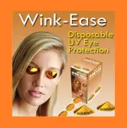 Wink-Ease Disposable SunBed /Solarium Tanning Eye Protection Goggles 10 Pairs