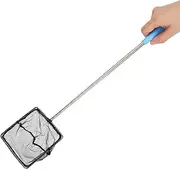 Aquarium Fish Net Telescopic Aquarium Fine Mesh Net Long Handle Fish Catch Net for Betta Shrimp Fish Tank