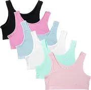 [Channo] Basic Cotton Bra for Girls Without Underwire and Removable Pads