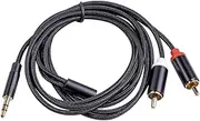 RCA to 3.5mm for Theater Amplifier Auxiliary Cable Headphone RCA to AUX 1.8M