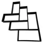 Rectangular Masonry Mold Garden Pavement Molds Concrete Paving Moulds