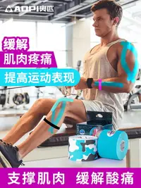 在飛比找樂天市場購物網優惠-肌肉貼肌內效貼布運動彈性繃帶膠布防拉傷貼布膠帶肌能酸痛貼