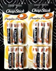 12pk CHAPSTICK PUMPKIN PIE HOLIDAY LIMITED EDITION LIP CARE MOISTURE LIP BALM